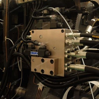 OUCO 550T High Speed Hydraulic Servo Trade Stacking And Nesting Plastic Crates Injection Molding Machine