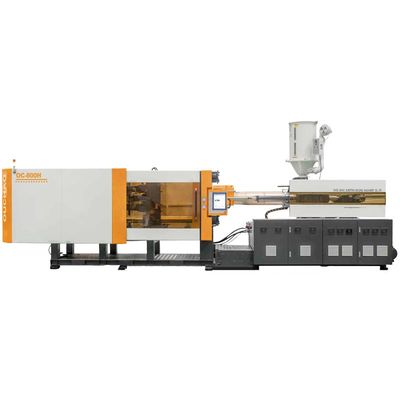 CE Certification 800T Orange Plastic Injection Molding Machine Making Garbage Bin